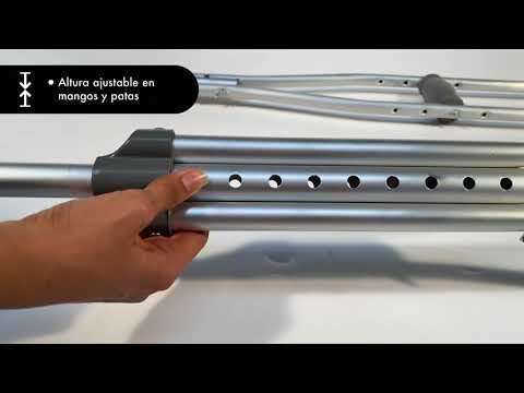 Comodidad y Seguridad con Muletas Ajustables